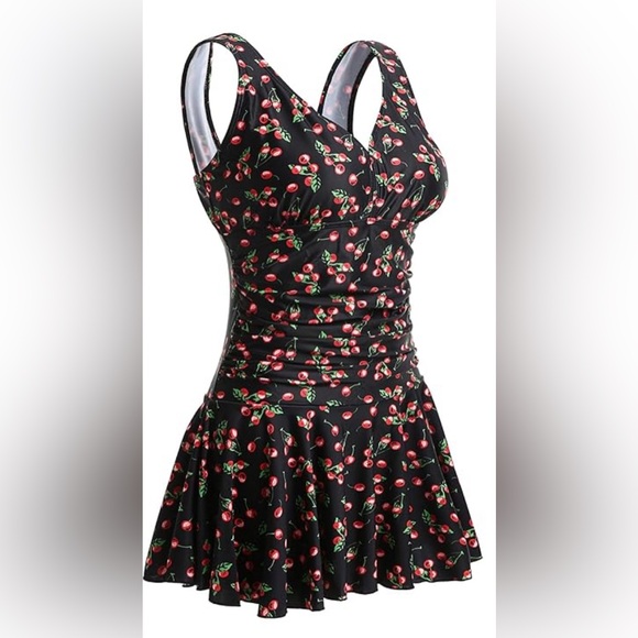 Other - 2X Women s Plus-Size Flower Printing Shaping Body One Piece Swimsuit. A544
